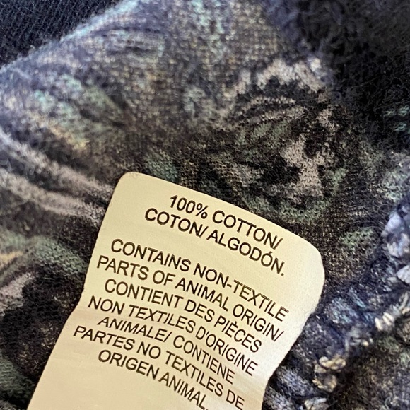 Lucky Brand Boho Peasant Blouse w Ruched Trim, Tassels & String Ties - Picture 7 of 10